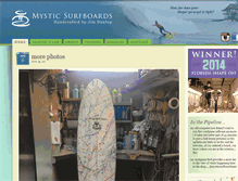 Tablet Screenshot of mysticsurfboards.net